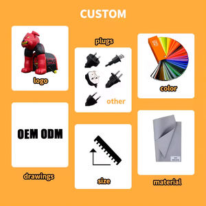 Arche géante et tunnel publicitaire gonflable en forme de bouledogue pour le football, personnalisables, à vendre - Product Image 5