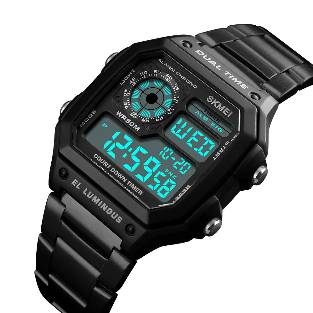 Man Digital SKMEI Wrist Watches Relojes Digital Sports Watch Electronic Chronograph Watch