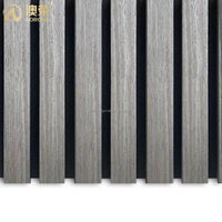 Tailles personnalisables Isolateurs acoustiques 3 faces Placage en bois Autocollant mural Décoration Panneaux muraux acoustiques
