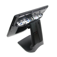 Terminal POS tactile LED 15 pouces Windows/Android RK3568 Intel Core I3 8 Go de RAM Plancher en verre trempé avec paiement par kiosque intérieur