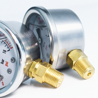 High-Precision Radial Pressure Gauge with Stainless Steel Construction for Liquid Pressure Test
