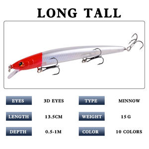 Señuelo Minnow, <span class=keywords><strong>Pez</strong></span> Volador, Lanzamiento Largo, Flotante, Láser, Cebo Vivo, Metal, Pesca en Agua Dulce y Mar, Lubina, <span class=keywords><strong>Pez</strong></span> <span class=keywords><strong>Boca</strong></span> <span class=keywords><strong>Grande</strong></span>, Equipo de Pesca - Product Image 3
