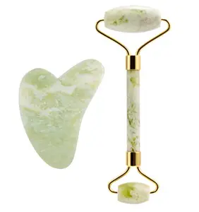 Jade Face Massage Roller Tool Shaping Stone Beauty Facial Anti Ageing Therapy