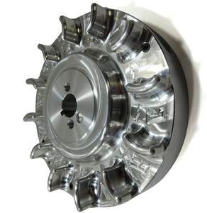 Volant d'inertie en aluminium haute performance d'usinage <span class=keywords><strong>CNC</strong></span> personnalisé pour moteurs de course - Product Image 2