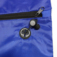 Sac à cordon personnalisé pour articles de collège, en polyester durable avec poche zippée frontale pour usage quotidien des étudiants