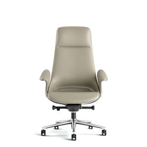 Chaises de bureau en gros Chaise de bureau moderne à dossier haut en cuir Mobilier de bureau Chaise pivotante de direction en cuir pour salle de réunion - Product Image 2