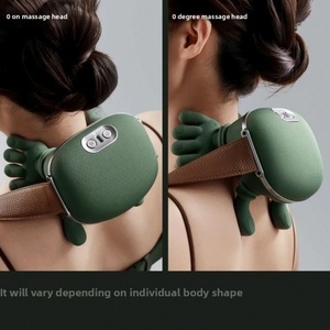 Masseur pour les épaules, le cou et les trapèzes, avec fonction de serrage et pétrissage mécanique pour la colonne cervicale, et compresse chaude pour les épaules - Product Image 2
