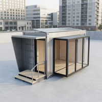 Maison conteneur préfabriquée extensible de haute qualité 20Ft 30Ft 40Ft, 2 3 4 chambres, modulaire, style ferme, pour usage en parc