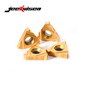 Plaquette de tournage en carbure pour machine-outil CNC 16ER10W JA025P, support OEM pour outil de tournage de filetage en tungstène et plaquette - Product Image 1