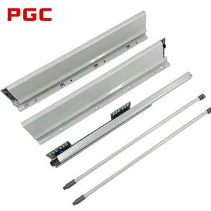 Nhiệm Vụ Nặng Nề Tandam Hộp Ngăn Kéo Trượt Cho Nhà Bếp Ngoài Trời Tủ Mềm Đóng Giấu Đường Sắt Trượt Giỏ Ăn Uống Ngoài Trời - Product Image 1