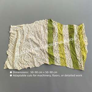 Trapos de Limpieza Industriales de Algodón de Colores, 100% Algodón Reciclado, para Uso Marino y Aéreo - Product Image 3