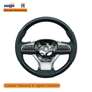 <span class=keywords><strong>Volant</strong></span> de voiture de luxe en cuir GUGO LX570 à 3 branches, résistant à la corrosion UV et aux chocs, chauffant, non destructif, pour Lexus 2015 - Product Image 1