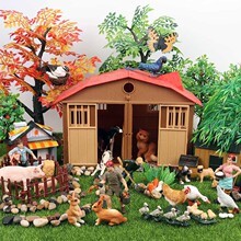 Jouets de simulation réalistes d'animaux miniatures, modèle éducatif du cycle de vie du papillon, du coq, de la fourmi, de la grenouille, de la tortue de mer, du moustique - Product Image 2