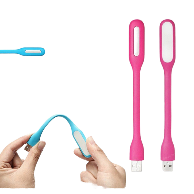 5V Portable Mini USB LED Lamp Multi Color Plastic LED Light with USB Port for Night Reading Power Bank PC Laptop
