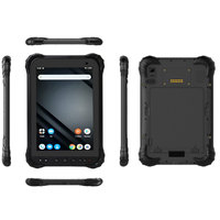 Nueva Tableta Industrial Resistente Qualcomm Android 13 de 8 Pulgadas 5G IP68 6GB 128GB NFC Escáner de Código de Barras RFID GPS RTK 9000mAh para Almacén