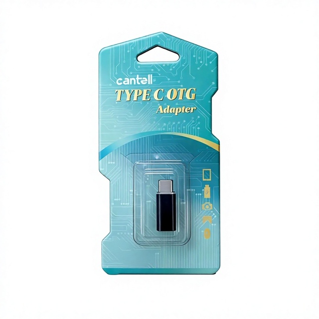 Cantell Aluminum Alloy USB Type C Male to 8Pin Female OTG Adapter with Pure Copper Conductor for IPhone6 Barcode Scanner Camera