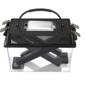 Boîte d'élevage d'insectes Cricket Keeper Feeder 27*17*18cm, ventilation, vue claire, anti-évasion pour Mantis et petits reptiles US CA - Product Image 1