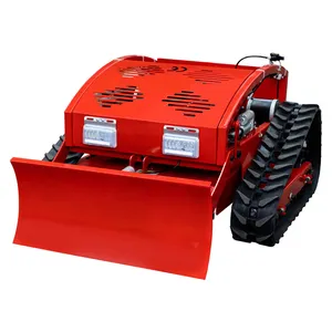 Free Shipping All Terrain Rubber Track High Speed Diesel Engine 360 Degree Rotary Lawn Mower