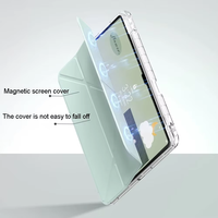 Étui magnétique pour Matepad Pro Max 13,2 pouces 2026 3+Y, support multi-angles, transparent, en cuir PU HD, acrylique, avec porte-stylo