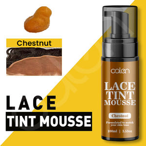 <span class=keywords><strong>Mousse</strong></span> de teinte de dentelle avec logo personnalisé 100ml Anneaux de couleur <span class=keywords><strong>Mousse</strong></span> de teinte de dentelle naturelle à base de plantes sans résidu pour perruque de dentelle - Product Image 2