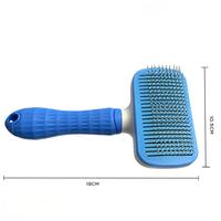 Brosse pour chat OEM personnalisée CE pour l'élimination des poils morts, outil de toilettage auto-nettoyant pour chats d'intérieur à poils longs ou courts et lapins