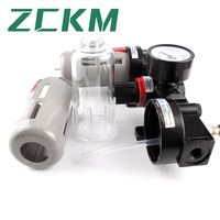 Serie AC2000, lubricador de Control de aceite, compresor de aire, filtro, regulador de presión, tratamiento de fuente de aire