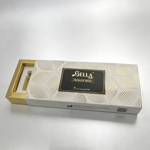 Boîte cadeau rigide haut de gamme avec logo personnalisé, estampage à chaud or, pelliculage mat, insert en EVA, pour coffret cosmétique, sérum de mésothérapie, beauté - Product Image 2