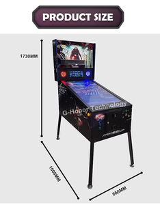 Machine de jeux d'arcade, pinball, jeux virtuel, 2 écrans, de haute qualité, livraison gratuite - Product Image 2