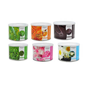 Pot <span class=keywords><strong>de</strong></span> cire dépilatoire douce 400g imprimé sur mesure pour le visage, pour usage professionnel en salon et à domicile, OEM ODM - Product Image 3