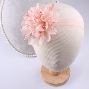 3 Stks/set Multi-Colour Schattige Baby Baby Meisjes Strik Hoofdband Pasgeboren Elastische Pailletten Bloemen Haarband Foto Rekwisieten Hoofddeksels Jurk - Product Image 4