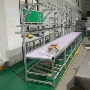 Aluminum Profile Workbench Customized Assembly Line Manual Workshop Fixed Workbench Frame - Product Image 2