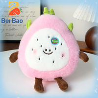 Fabricant direct d'usine de peluches, animaux en peluche de 7-10-20-25cm (3, 4, 7, 8 pouces) au design de fruits, en stock pour machine à griffes