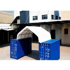 Abri de stockage en conteneur PVC fabriqué en Chine, pour entrepôt, équipement, stationnement, machine, auvent de protection solaire pour charbon - Product Image 6