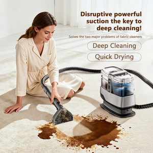 Limpiador de alfombras de agua fría portátil Limpieza de manchas profundas para asientos de automóviles Tapicería y muebles Piso Alfombra Aspiradora - Product Image 2