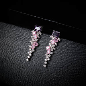 00025 набор женских колье-чокеров с фианитом - Product Image 4