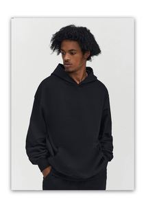 Sweats à capuche personnalisés pour hommes, 100% coton éponge, qualité supérieure, impression personnalisée, sweats à capuche surdimensionnés de style streetwear pour hommes - Product Image 2
