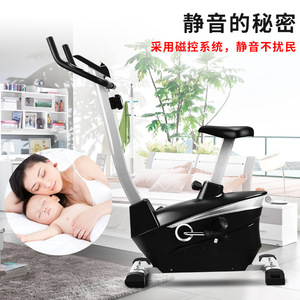 Bicicleta Estática Magnética para Uso Doméstico, Resistencia Ajustable, Funcionamiento Silencioso, Pedales para Moldear el Cuerpo, Modelo Vertical - Product Image 3