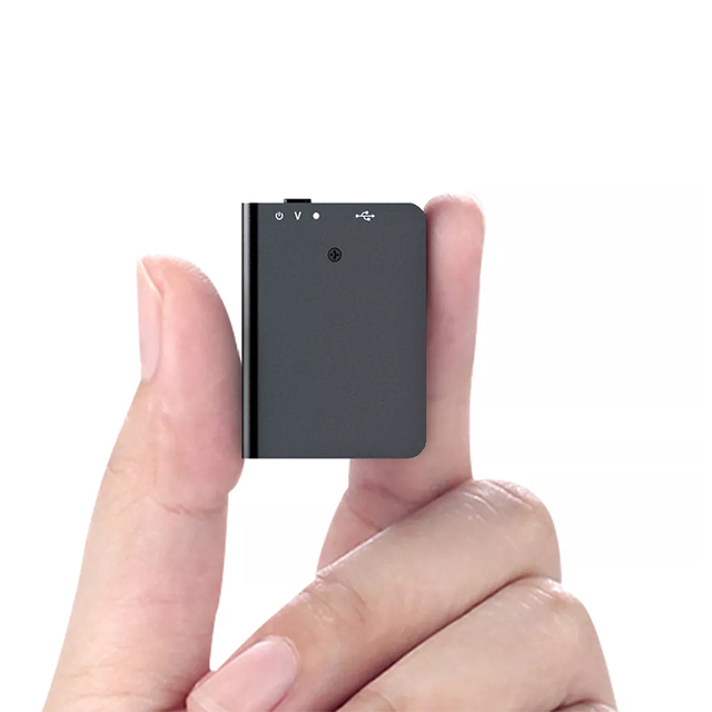 Smallest Micro Interview Mini Digital Audio Recorder with One-click Recording Portable Voicerecording Device
