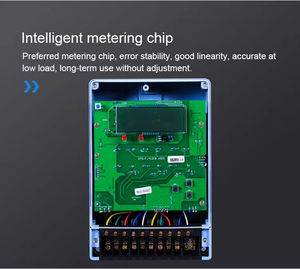 Medidor eléctrico <span class=keywords><strong>prepago</strong></span> trifásico inteligente directo de fábrica Medidor de energía LCD con conectividad WiFi RS485 Oferta de red inteligente OEM/ODM - Product Image 3