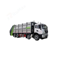 Camion compacteur de déchets diesel personnalisé avec système d'armes hydrauliques efficaces pour les opérations de collecte des déchets solides municipaux