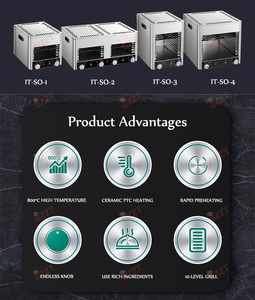Parrilla Eléctrica para Asar Carne, Parrilla de Alta Temperatura para Filetes, Salamandra Eléctrica para Carne, Horno de Panadería - Product Image 4