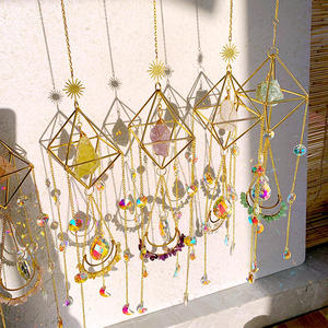 Atrapasoles de Cristal Natural Hechos a Mano al por Mayor, Atrapasoles de Cristal Colgantes, Prisma Arcoíris - Product Image 6