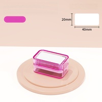 Tampon flash photosensible 5-en-1 pour les enseignants, avec coque transparente et blocs de construction empilables colorés, pour la création de devoirs en classe