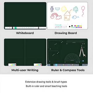 Manufacturer Office Conference Classroom WiFi 6 Bluetooth Digital <b>Smart</b> <b>Board</b> 4K 55 Inch 20-Point Touch LCD <b>Interactive</b> - Product Image 6