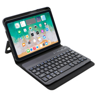 Nouvel étui clavier sans fil détachable de qualité OEM pour iPad 10,2 pouces, ultra fin, ambidextre, magnétique, ABS + cuir PU, USB Type C
