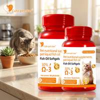 Huile de poisson des grands fonds en capsules molles – Supplément nutritionnel premium pour animaux de compagnie pour la santé