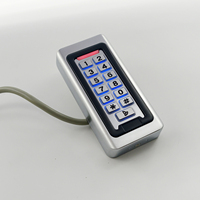 Lector Independiente con Teclado RFID en Carcasa Metálica, Resistente al Agua IP68, 125KHz, EM ID, Control de Acceso con Contraseña, Etiqueta de Llave, Sistema de Control de Acceso para Puertas