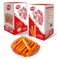 Collations halal chinoises: Latiao (bandes de viande végétarienne au gluten épicé) Collations à grains en sac Certification halal