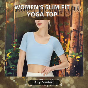 Top Deportivo Transpirable para Mujer, para Yoga, Running, Entrenamiento, Fitness, con Relleno Extraíble en el Pecho, Ajuste Delgado, Manga Corta, Cuello Cuadrado, Resistente a las Arrugas - Product Image 2