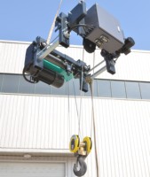 Polipasto Eléctrico Certificado de 1-20 Toneladas, Guincho Eléctrico de Velocidad Simple/Doble, Gancho de Elevación, Grúa Monorraíl, Elevador, Polipasto Eléctrico